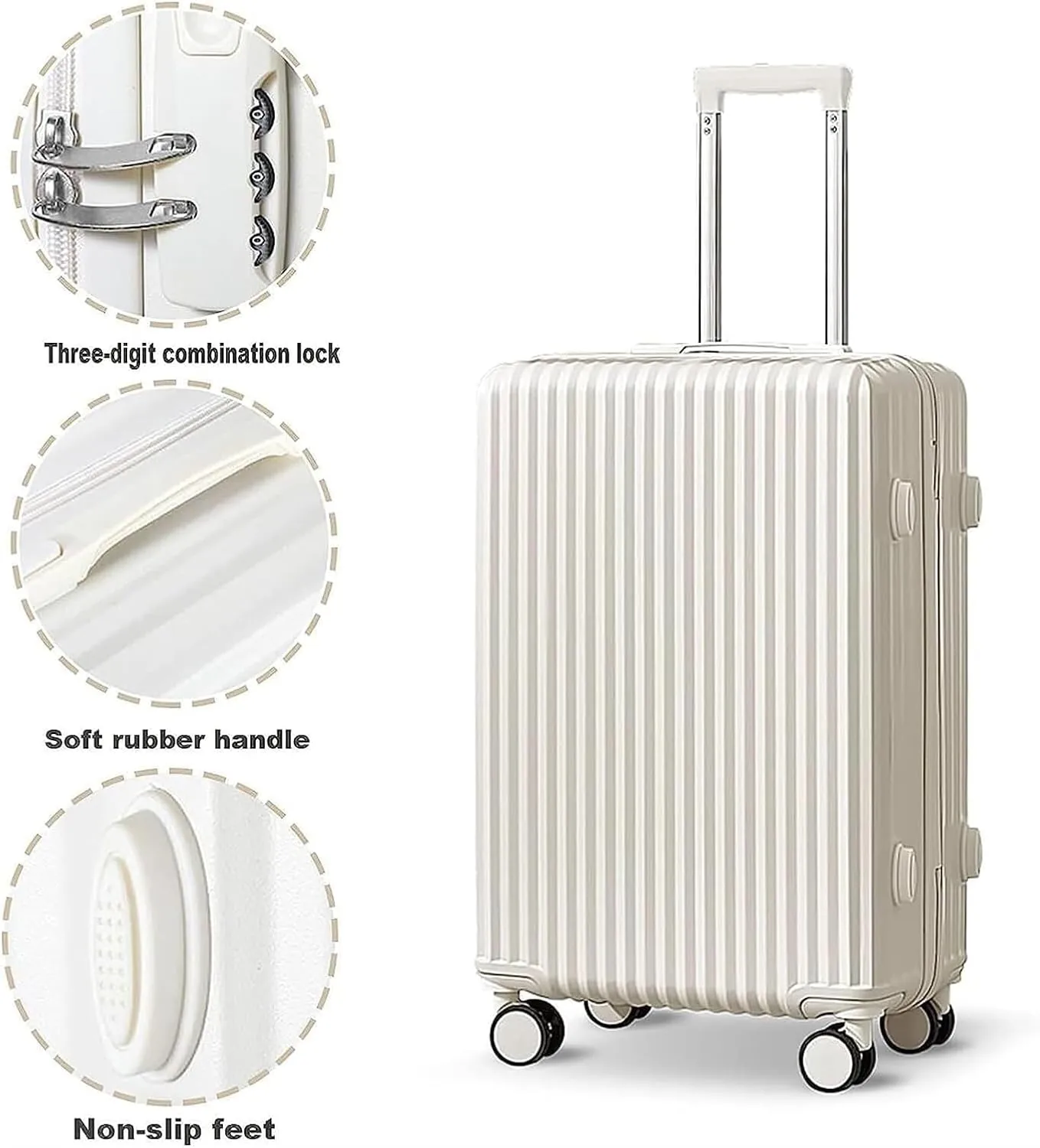 LuggageSuitcases With Wheels Carry On Luggage Portable Luggage Wet and Dry Separation Luggage Suitcase Hard Shell Trolley Luggage 360 Spinner Suitcases Carry-on Luggage Lightweight ( Color : Green ,