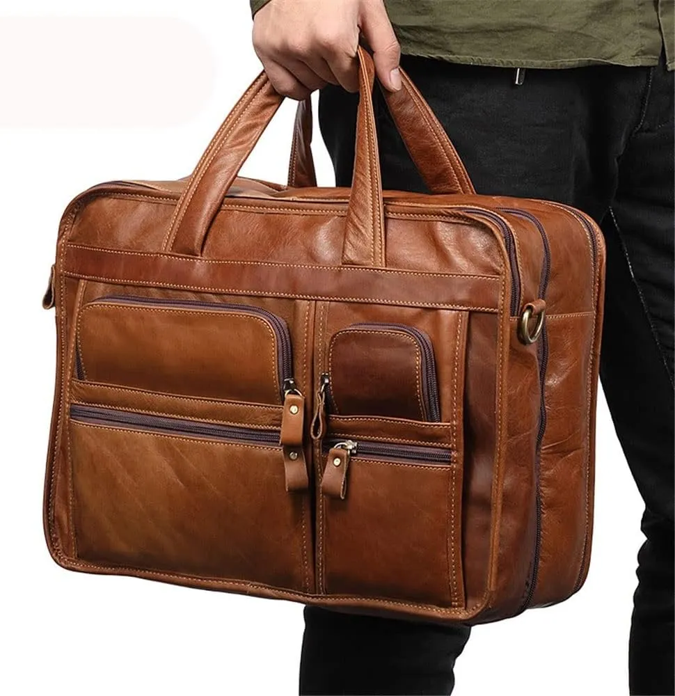 Men's Bag Briefcase Men's Business Laptop Bag Large-capacity Shoulder Bag Messenger Bag