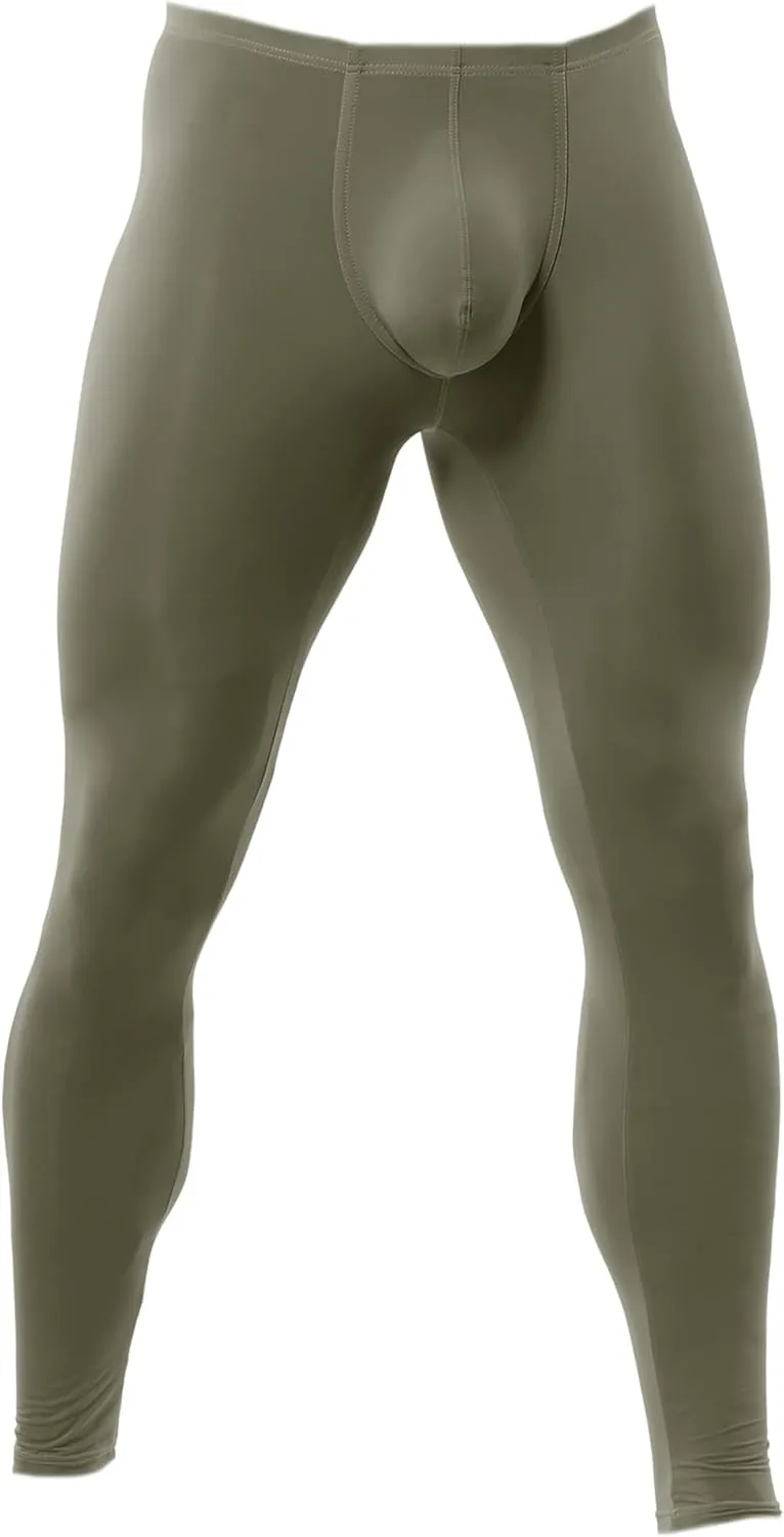 Mens Compression Long Pants Skinny Sports Trousers Workout Fitness Gym Leggings