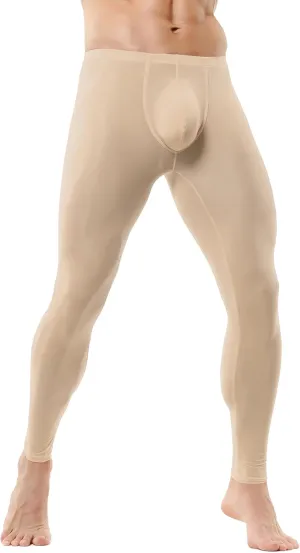 Mens Compression Long Pants Skinny Sports Trousers Workout Fitness Gym Leggings