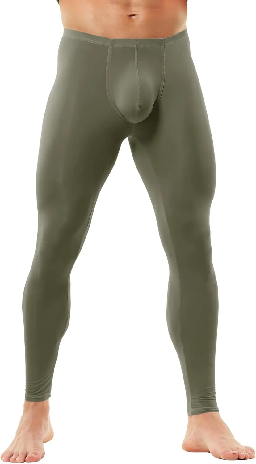 Mens Compression Long Pants Skinny Sports Trousers Workout Fitness Gym Leggings
