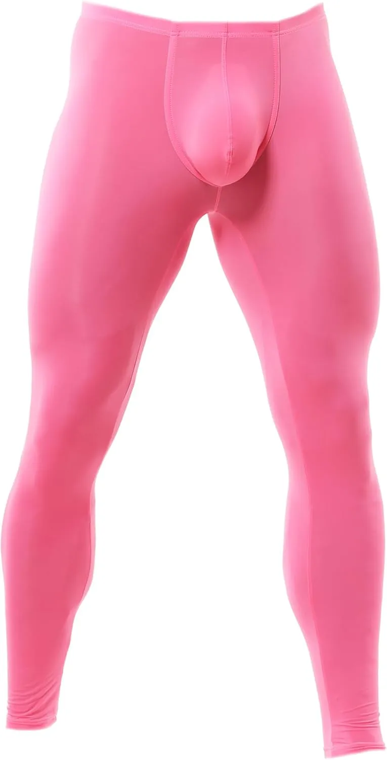 Mens Compression Long Pants Skinny Sports Trousers Workout Fitness Gym Leggings