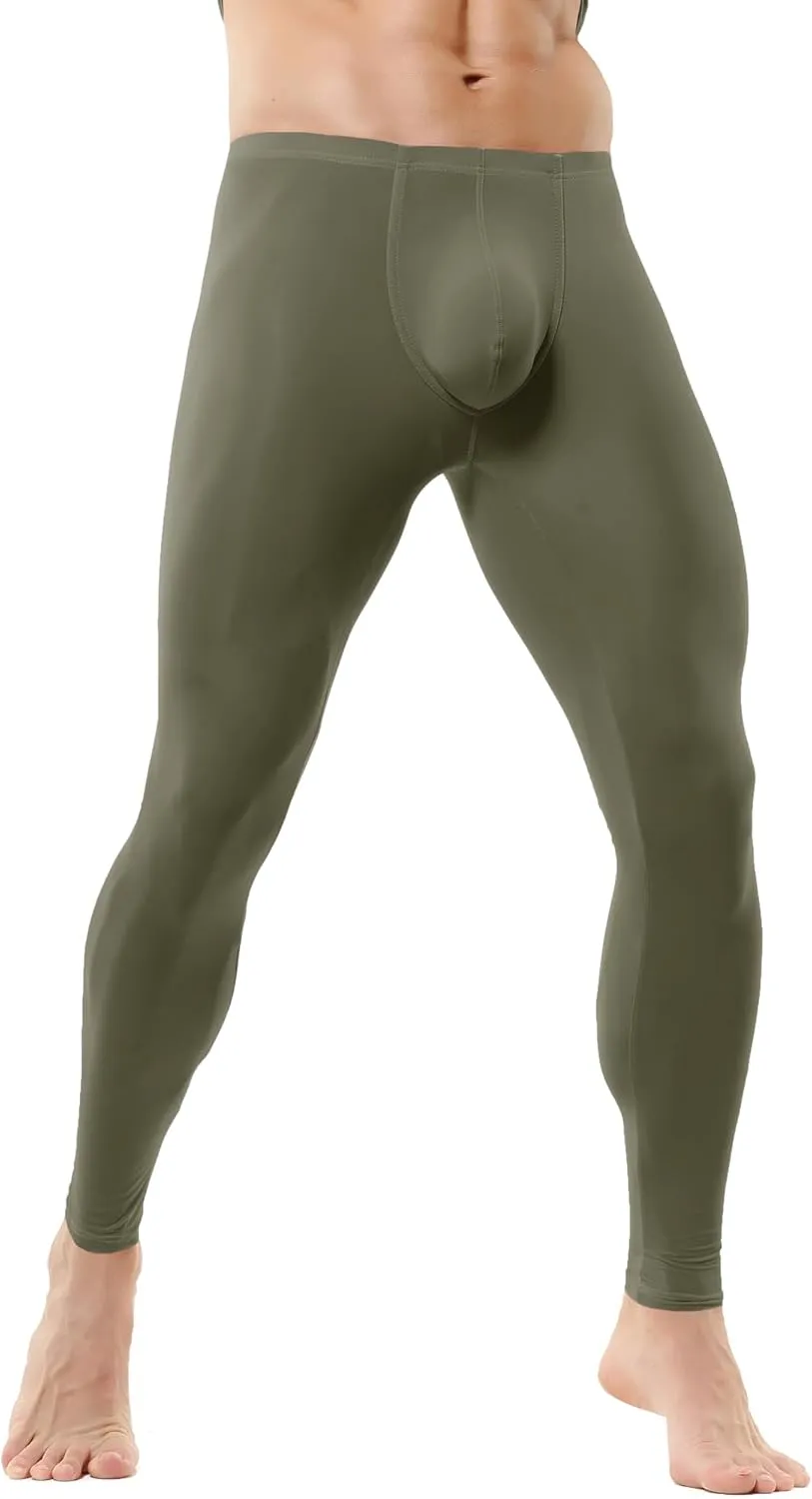 Mens Compression Long Pants Skinny Sports Trousers Workout Fitness Gym Leggings