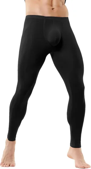 Mens Compression Long Pants Skinny Sports Trousers Workout Fitness Gym Leggings