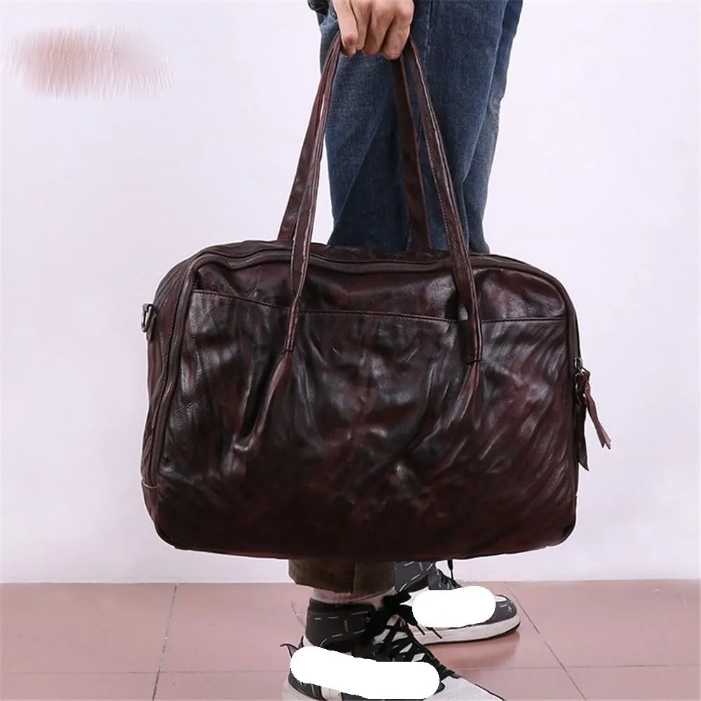 Men's Handbag Casual Fashion Retro Men's Bag Large Capacity Messenger Shoulder Bag Men's Briefcase