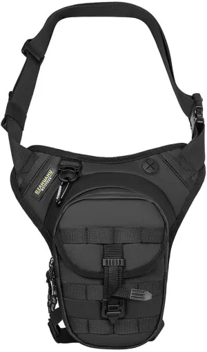 Motorcycle Drop Thigh Leg Bag with Earphone Hole EDC Tactical Bike Travel Fanny Waist Hip Pack Accessories Kit for Outdoor Hiking Climbing Cycling