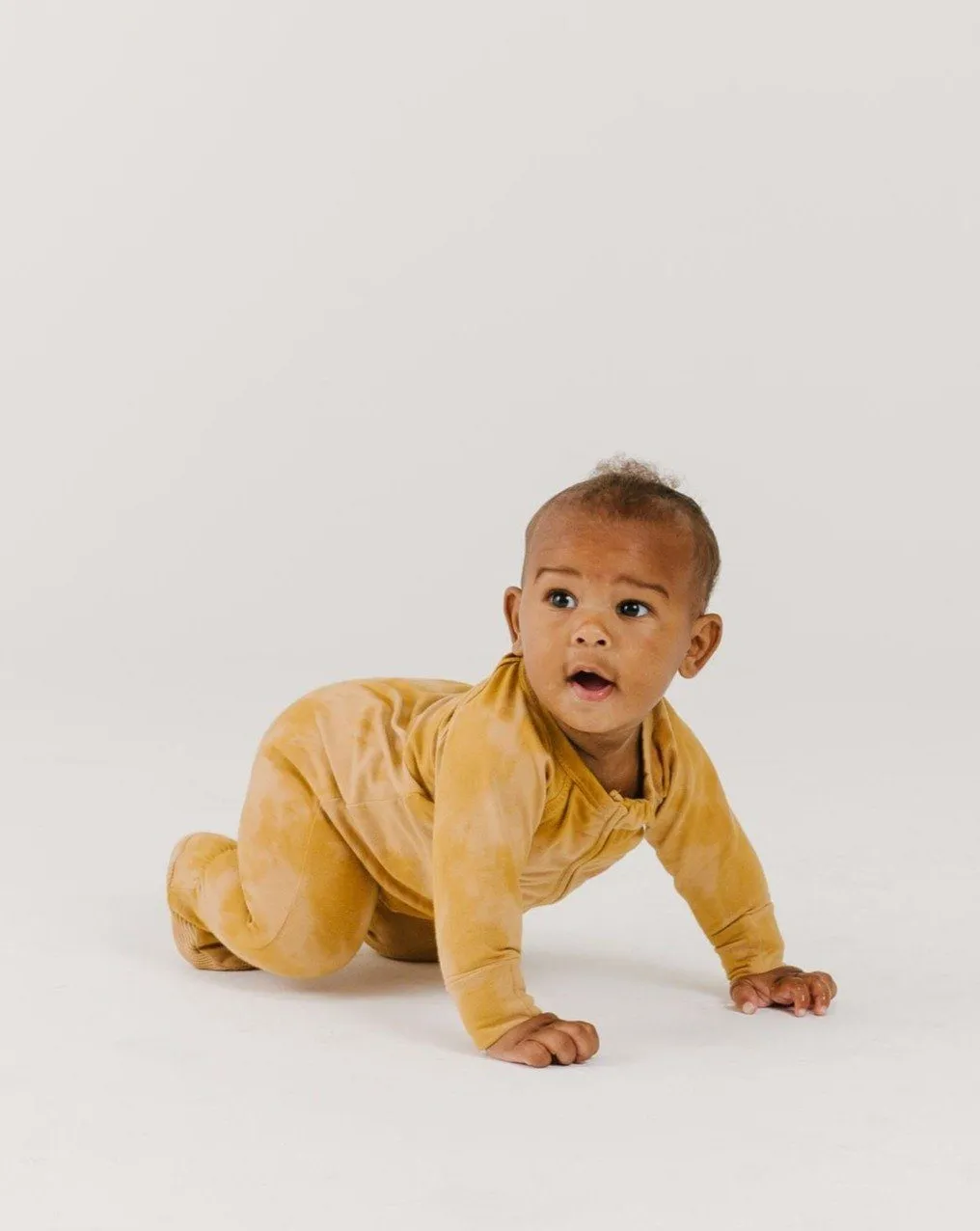 Organic Footed Jumpsuit | Sunset