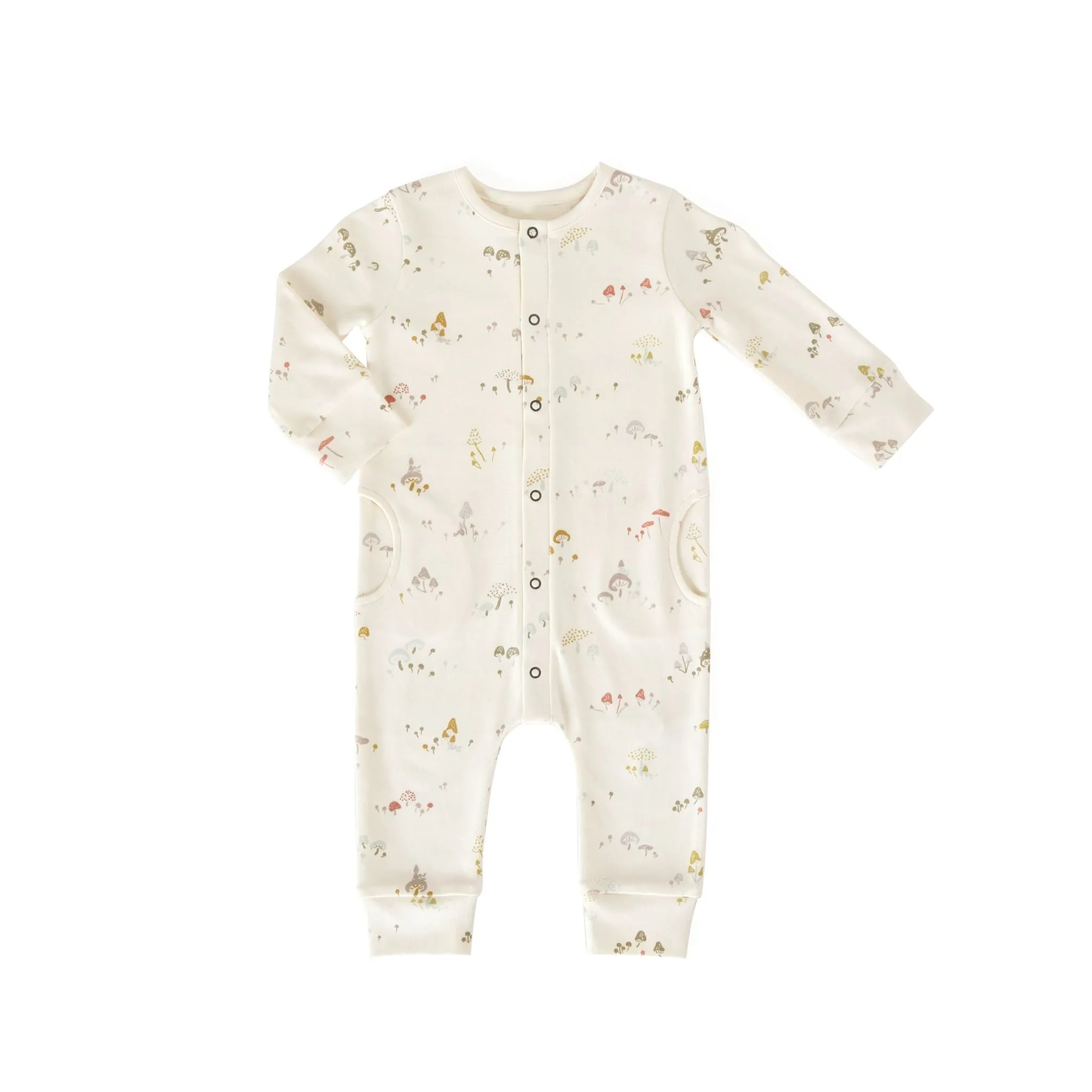 Organic Romper - Mini Mushroom