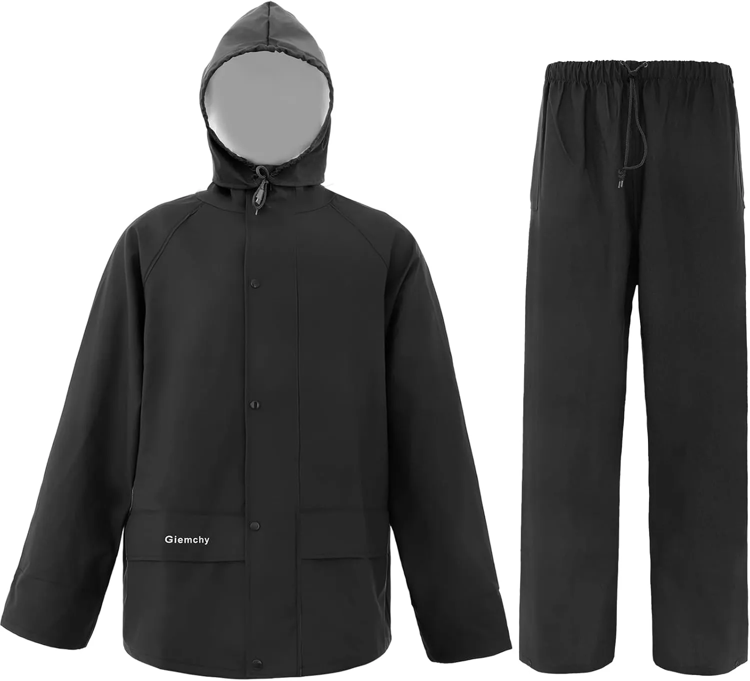Rain Suit For Men & Women Waterproof Heavy Duty Rain Gear Outdoor Work Fishing Jacket & Trouser Breathable Raincoats