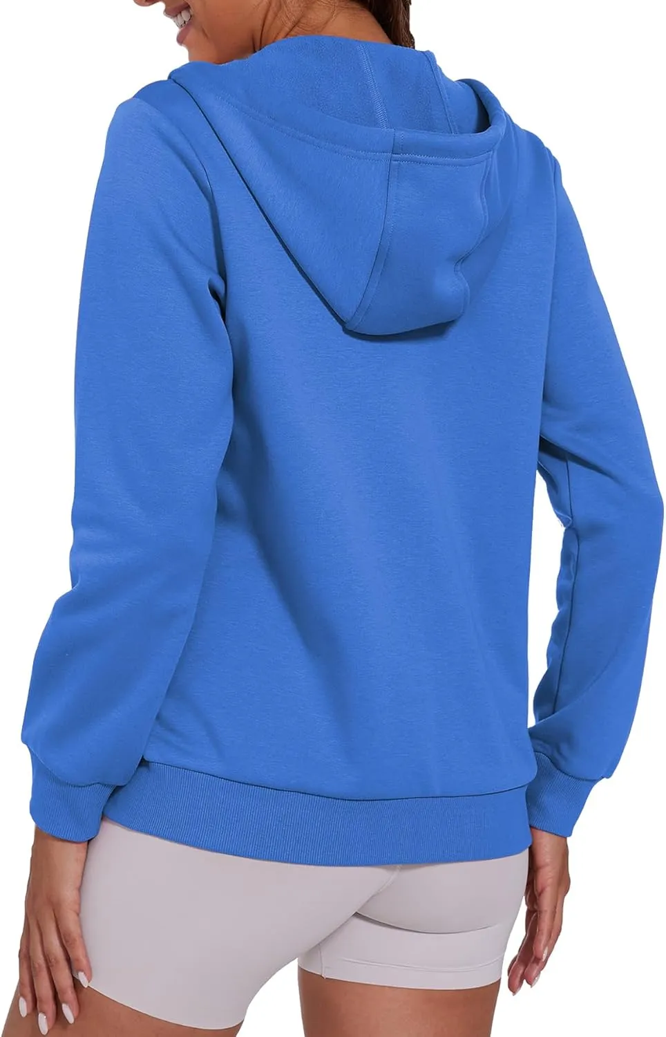 SMENG Womens Zip Up Hoodies Long Sleeve Fit Hooded Sweatshirts 2024 Casual Lightweight Jacket