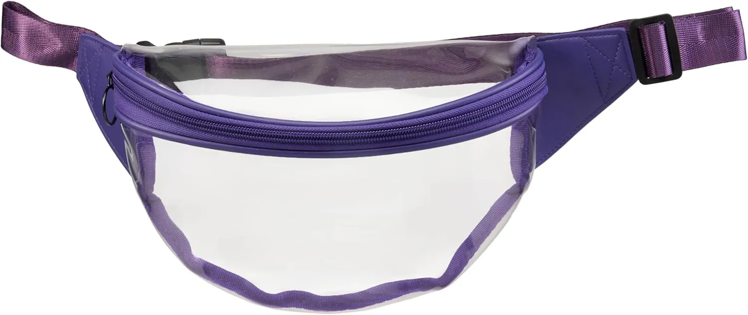 Steve Madden Women's Clear Belt Bag, One Size