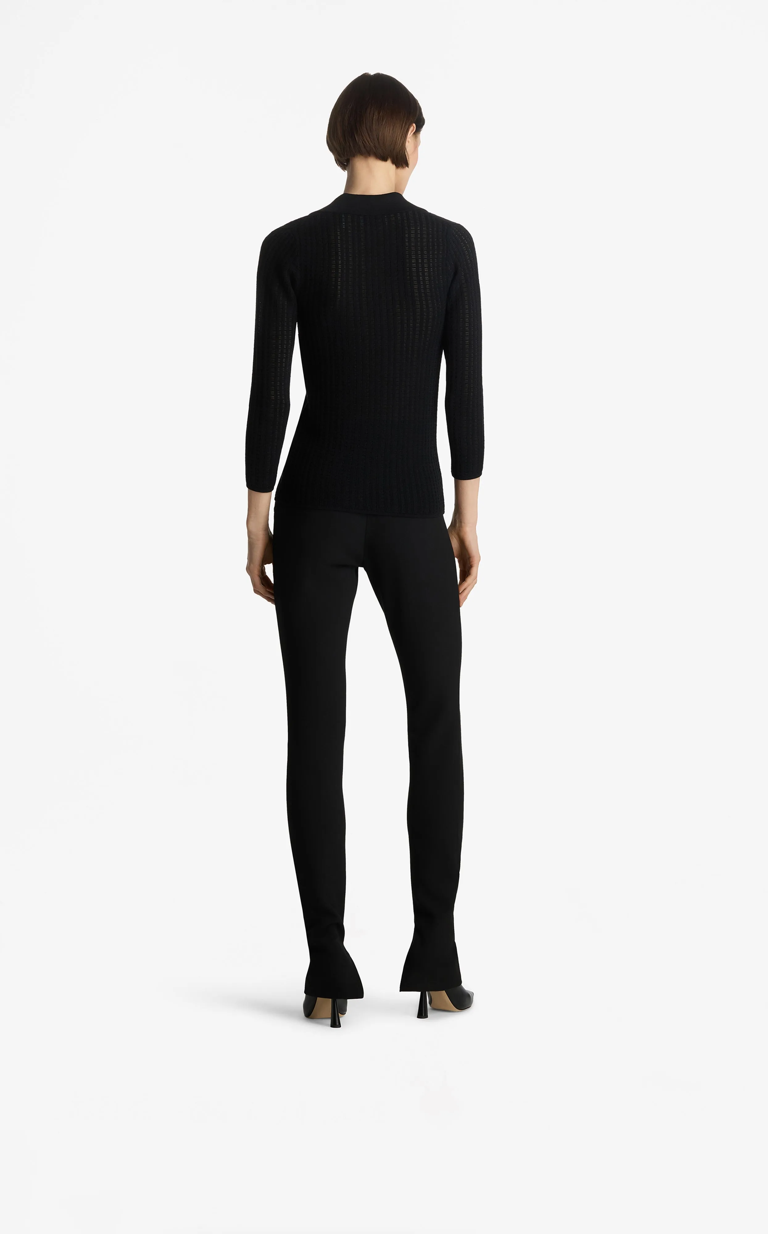 Stretch Crepe Slim Pant