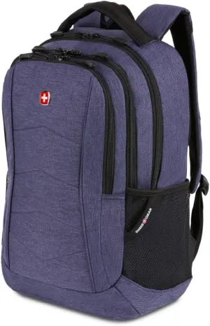SwissGear 5668 Laptop Backpack, Navy Heather, 18.25 Inches