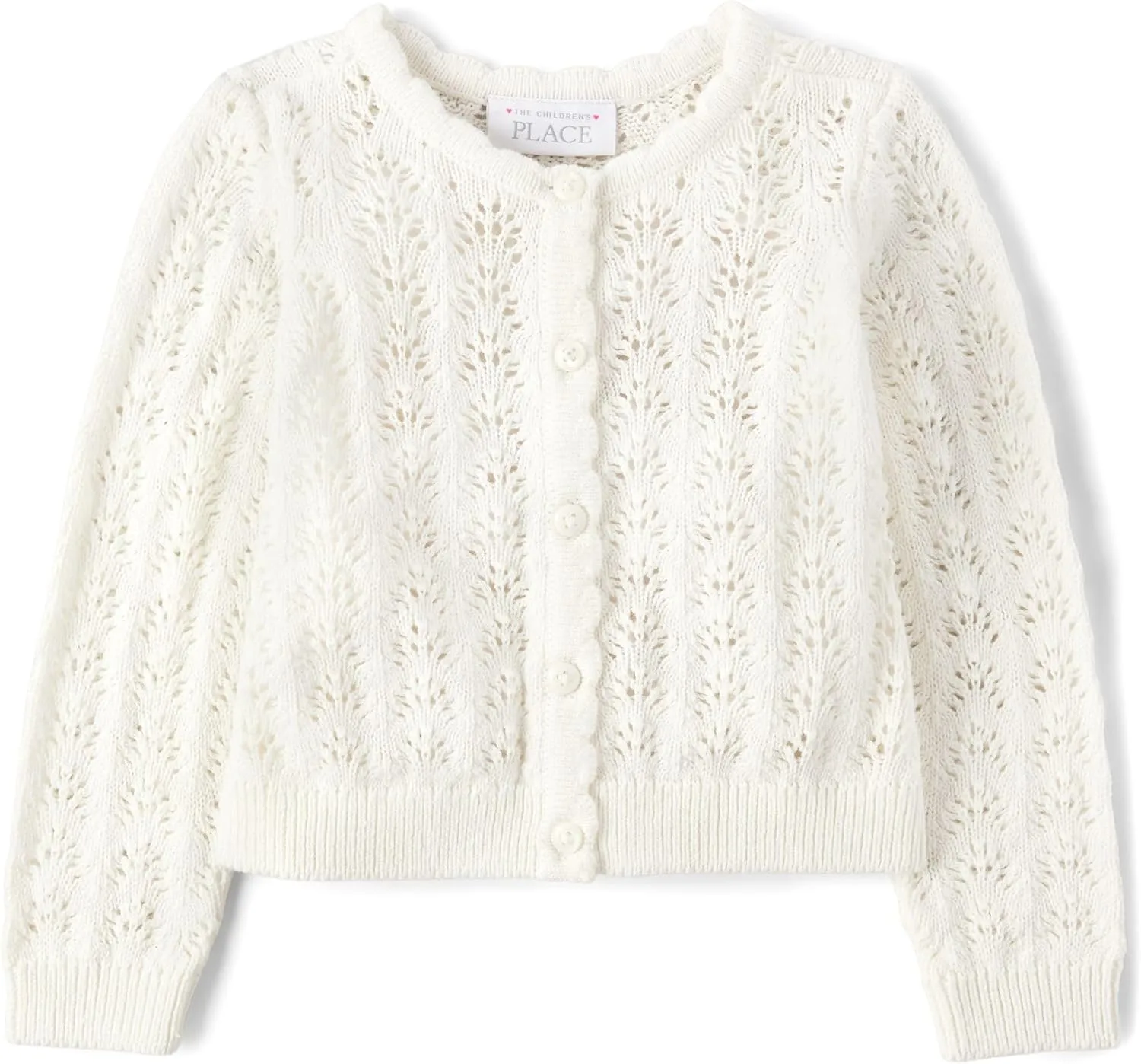 The Children's Place Baby Girls' and Toddler Long Sleeve Knit Button Front Cardigan