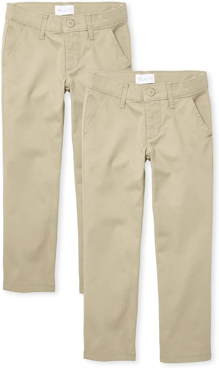 The Children's Place Girls' Toddler Uniform Bootcut Chino Pants