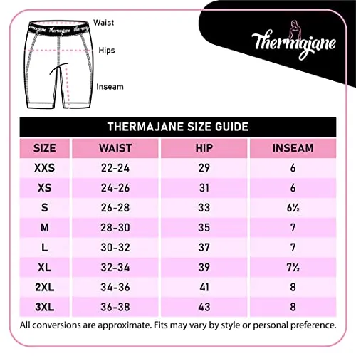 Thermajane Compression Shorts for Women Athletic Spandex Volleyball Shorts Women (X-Large, Wine)