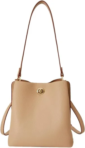 Trendy Bucket Bags Women 2025 Spring Vegan Leather Shoulder Crossbody Purses Satchel Hobo Handbags Removeable Strap