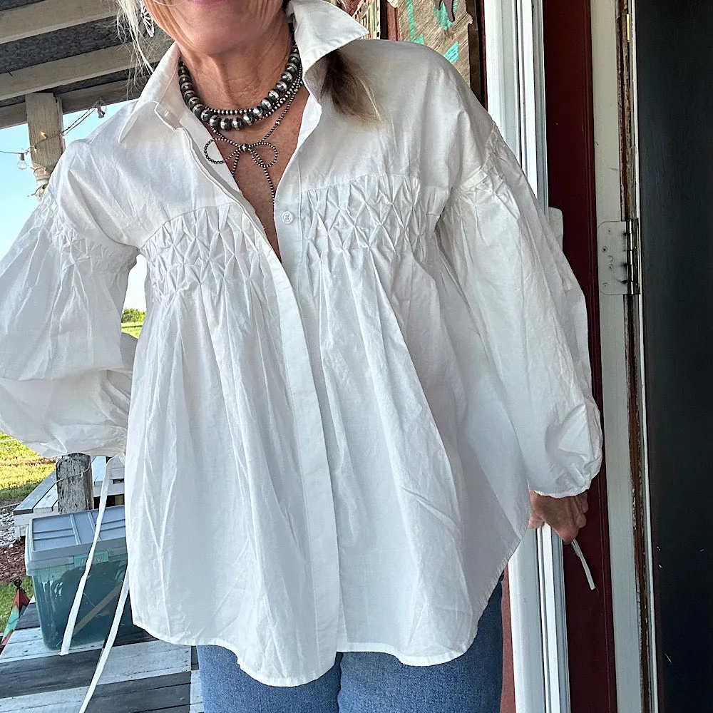 Tucked Blouse