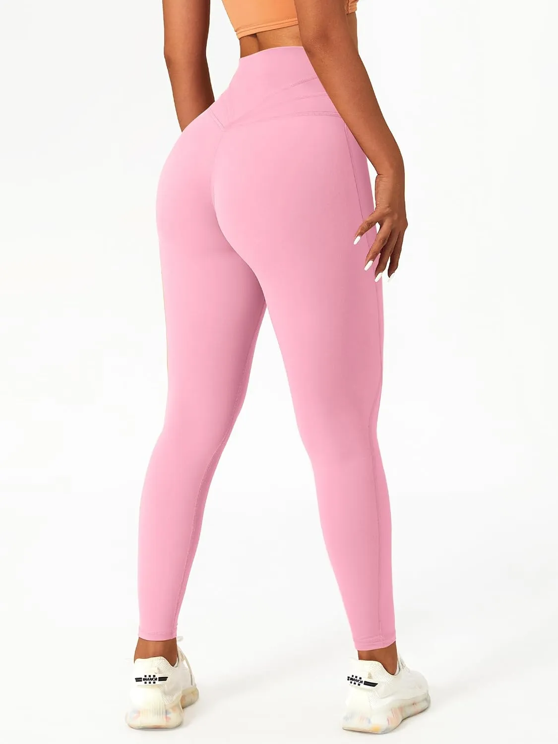 Unthewe High Waisted Butt Lifting Workout Gym Leggings for Women Buttery Soft Athletic Yoga Pants