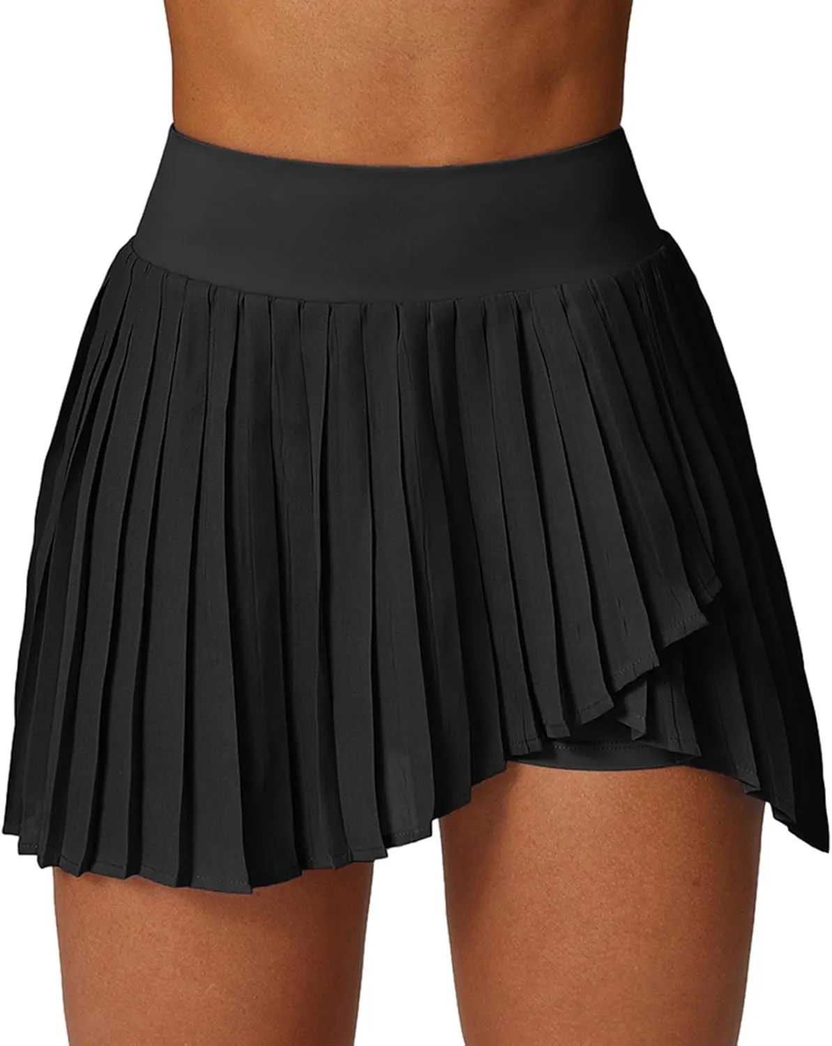Valcatch Women Pleated Tennis Skirt with Pockets Shorts Youths Girls High Waisted Athletic Golf Skorts Workout Sports Skirts