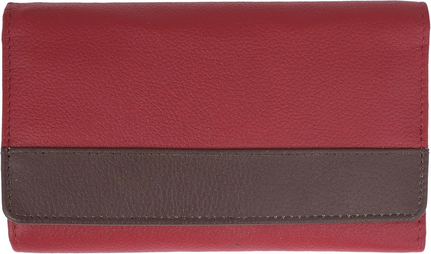 Women Wallet Leather Card Holder Trifold Clutch Purse with RFID Blocking