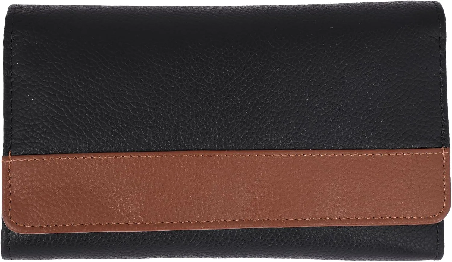 Women Wallet Leather Card Holder Trifold Clutch Purse with RFID Blocking