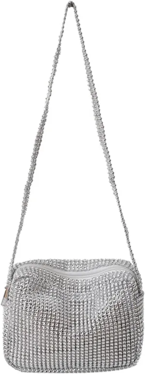 Womens Evening Clutch Bag Luxury s Crossbody Handbag Evening Bag Sparkly Shoulder Bag Party Wedding Purses Polyester