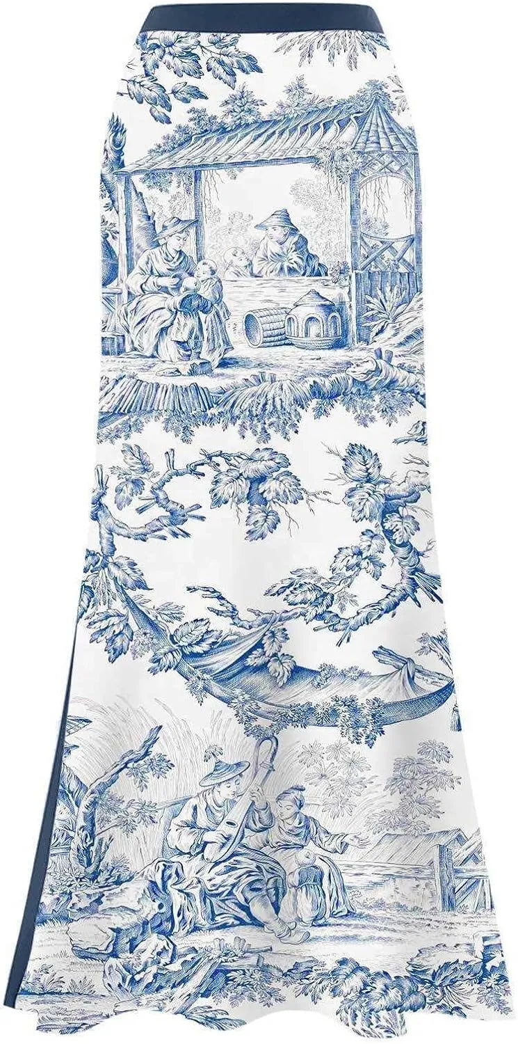 Womens One Piece Swimsuits Tummy Control Bikini Set with Wrap Sarong Skirt Retro Floral Sexy Bathing Suits Beach Swim Suit