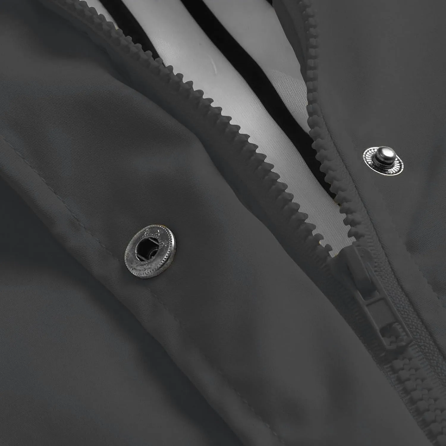 Womens Rain Jacket with Hood Plus Size Waterproof Raincoats Drawstring Lightweight Active Zip Up Hoodie with Pocket