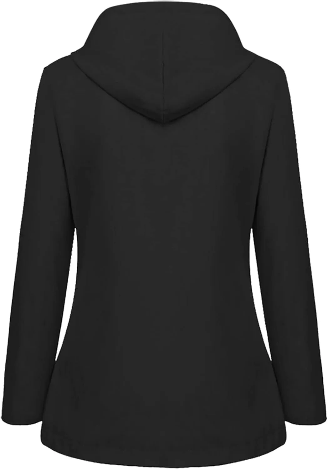 Womens Rain Jacket with Hood Plus Size Waterproof Raincoats Drawstring Lightweight Active Zip Up Hoodie with Pocket
