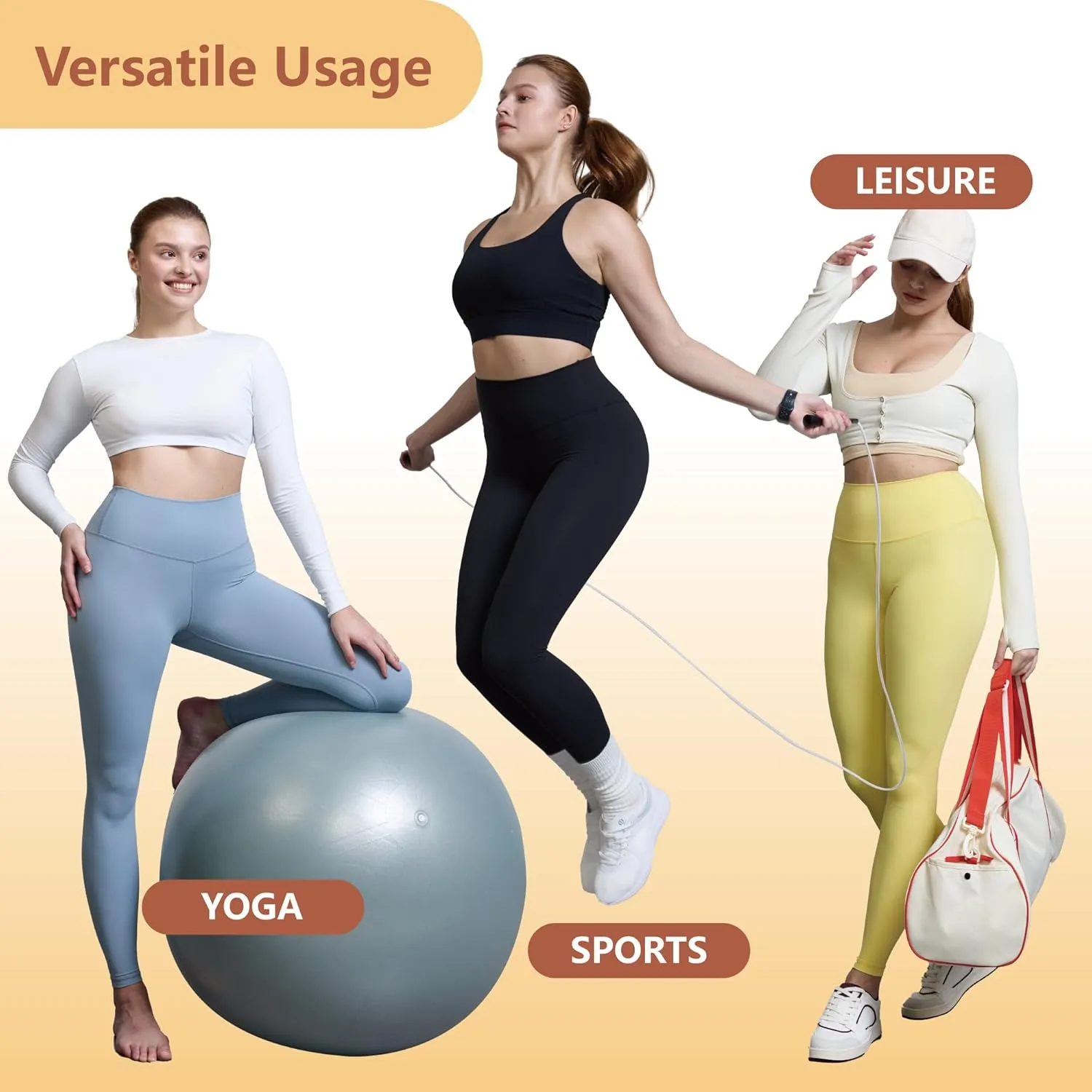 Workout Leggings for Women, High Waisted Tummy Control Gym Athletic Yoga Pants