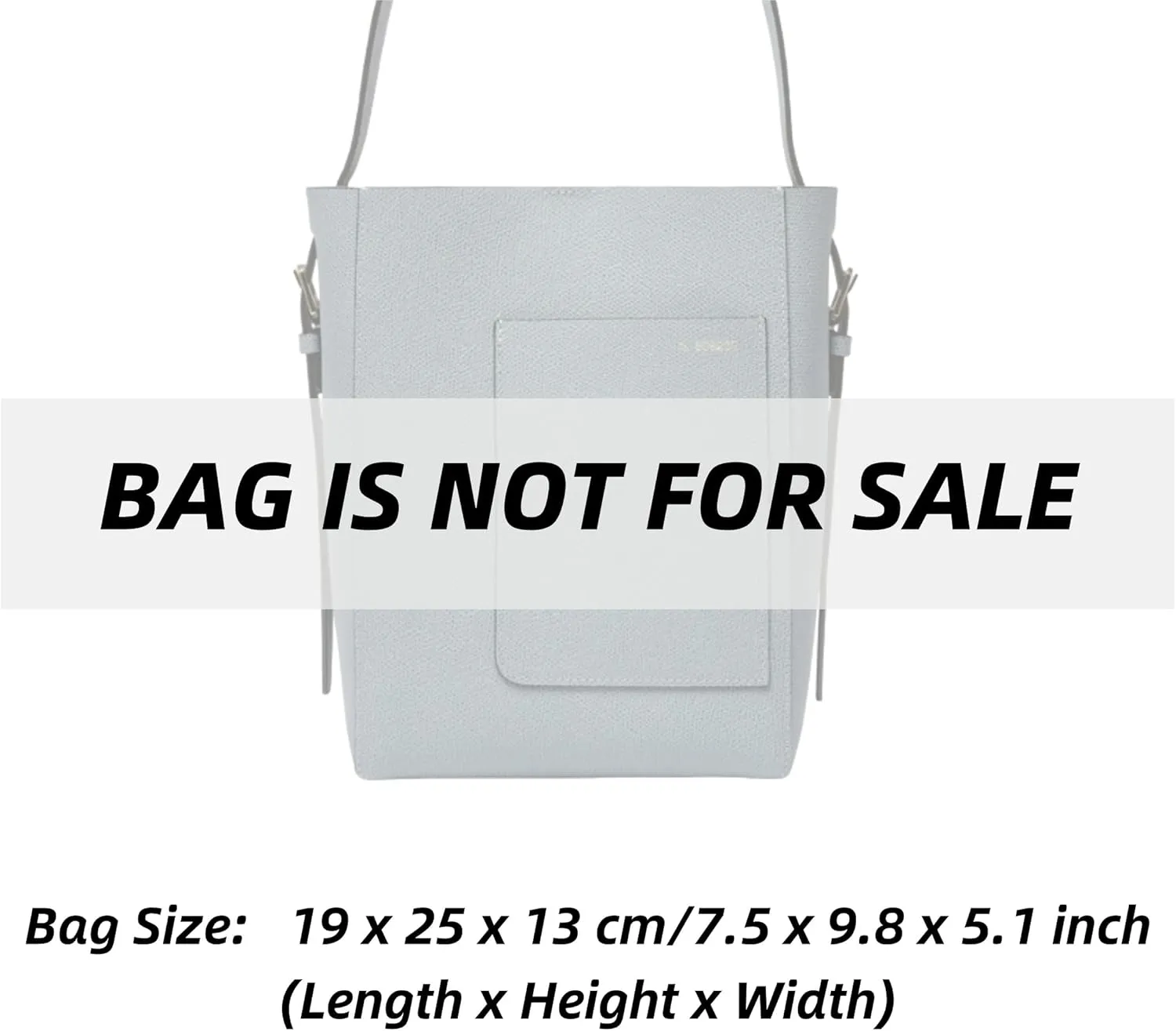 Xoppia Bag Organizer compatible with Valextra Soft Bucket Mini Bag. Felt Insert Liner for Women Handbag. (Black, Style A: Exposure)