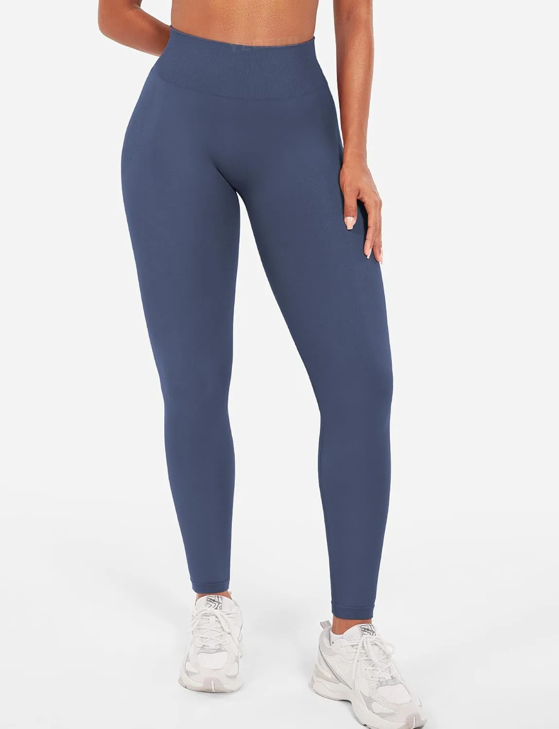 YEOREO Seamless Workout Leggings for Women Tummy Control Butt Lifting Gym Leggings Camili Impact High Waisted Yoga Pants