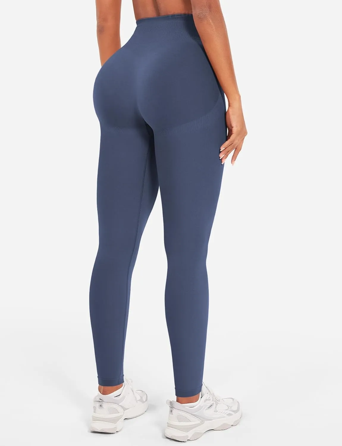 YEOREO Seamless Workout Leggings for Women Tummy Control Butt Lifting Gym Leggings Camili Impact High Waisted Yoga Pants