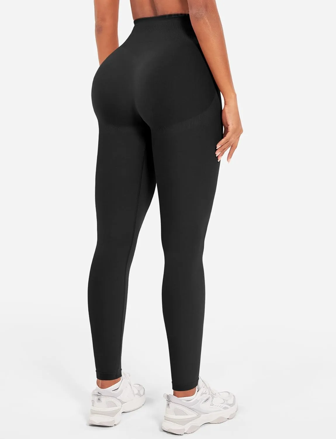 YEOREO Seamless Workout Leggings for Women Tummy Control Butt Lifting Gym Leggings Camili Impact High Waisted Yoga Pants